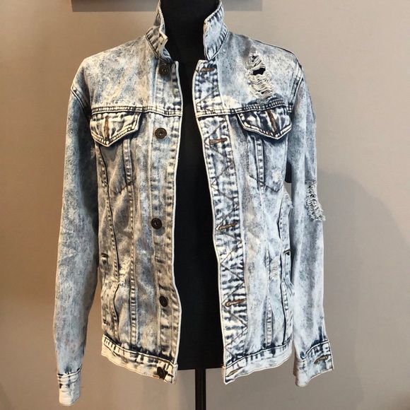 Jackets & Blazers - 🆕 Oversized, Distressed Denim Jacket